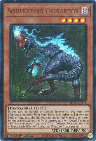 Souleating Oviraptor [RA05-EN011] Ultra Rare - Yugioh Cards For Your TCG Needs!