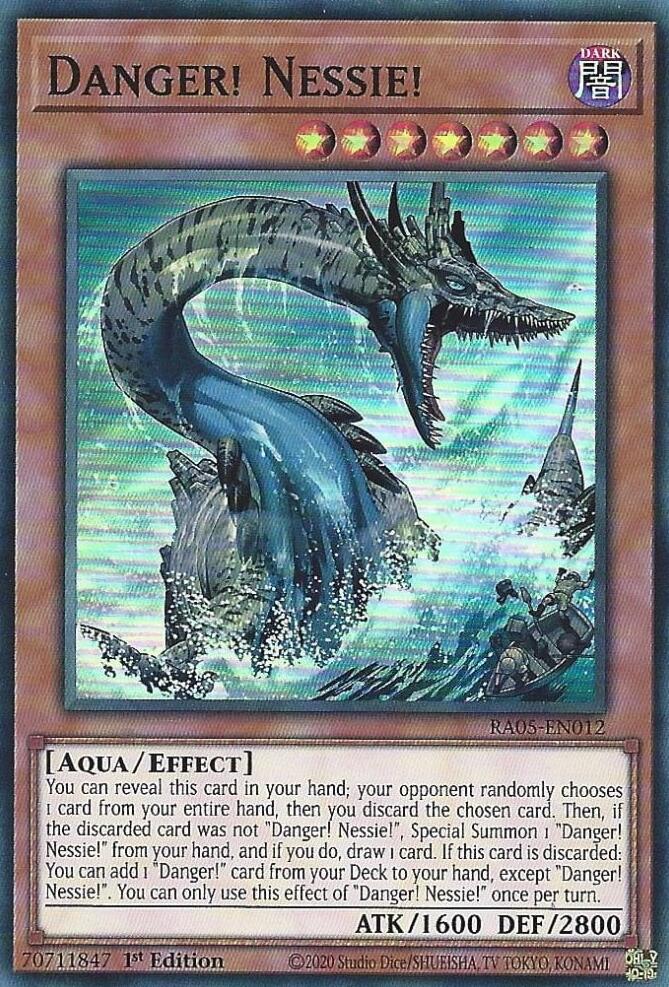 Danger! Nessie! [RA05-EN012] Super Rare - Yugioh Cards For Your TCG Needs!