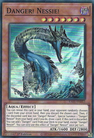 Danger! Nessie! [RA05-EN012] Super Rare - Yugioh Cards For Your TCG Needs!