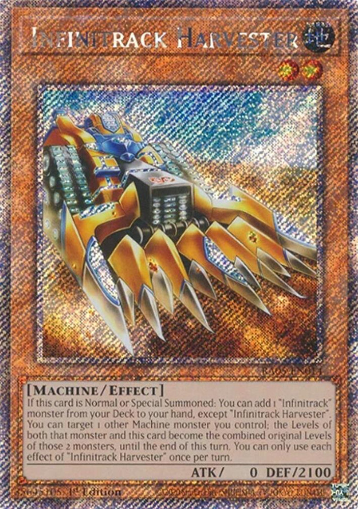 Infinitrack Harvester [RA05-EN014] Platinum Secret Rare - Yugioh Cards For Your TCG Needs!