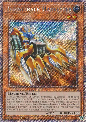 Infinitrack Harvester [RA05-EN014] Platinum Secret Rare - Yugioh Cards For Your TCG Needs!