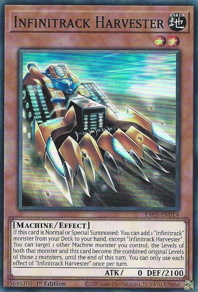 Infinitrack Harvester [RA05-EN014] Super Rare - Yugioh Cards For Your TCG Needs!