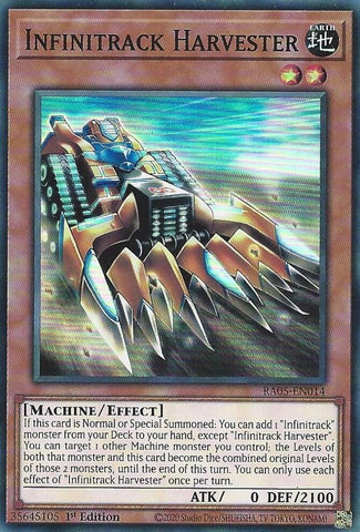Infinitrack Harvester [RA05-EN014] Super Rare - Yugioh Cards For Your TCG Needs!