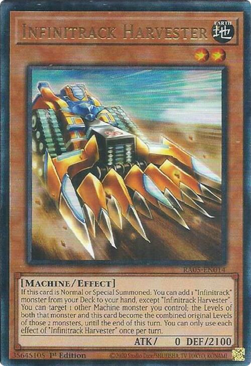 Infinitrack Harvester [RA05-EN014] Ultimate Rare - Yugioh Cards For Your TCG Needs!