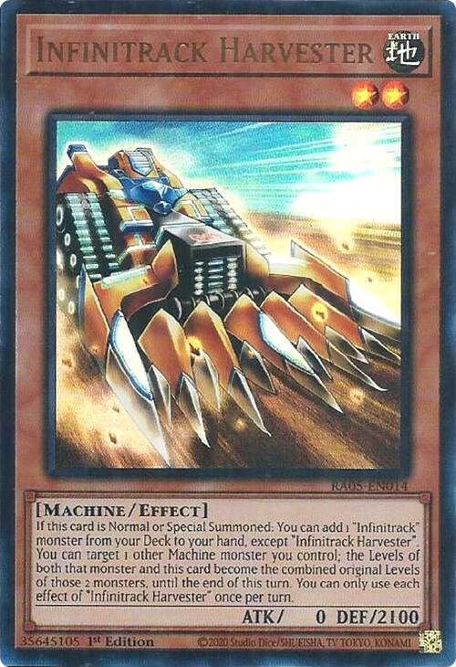 Infinitrack Harvester [RA05-EN014] Ultra Rare - Yugioh Cards For Your TCG Needs!