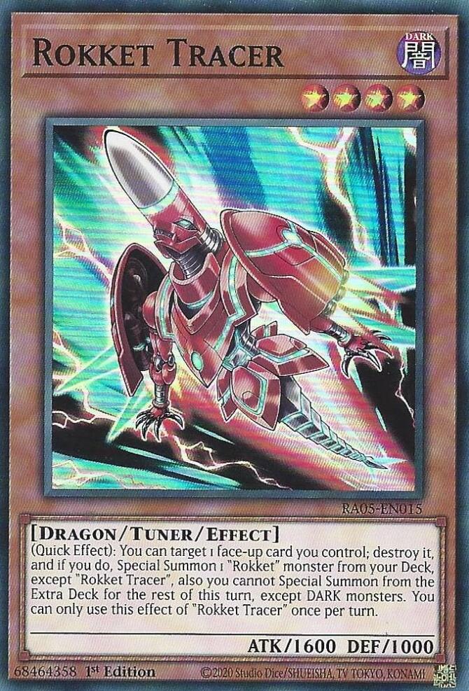 Rokket Tracer [RA05-EN015] Super Rare - Yugioh Cards For Your TCG Needs!