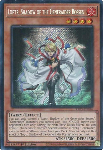 Loptr, Shadow of the Generaider Bosses [RA05-EN016] Secret Rare - Yugioh Cards For Your TCG Needs!