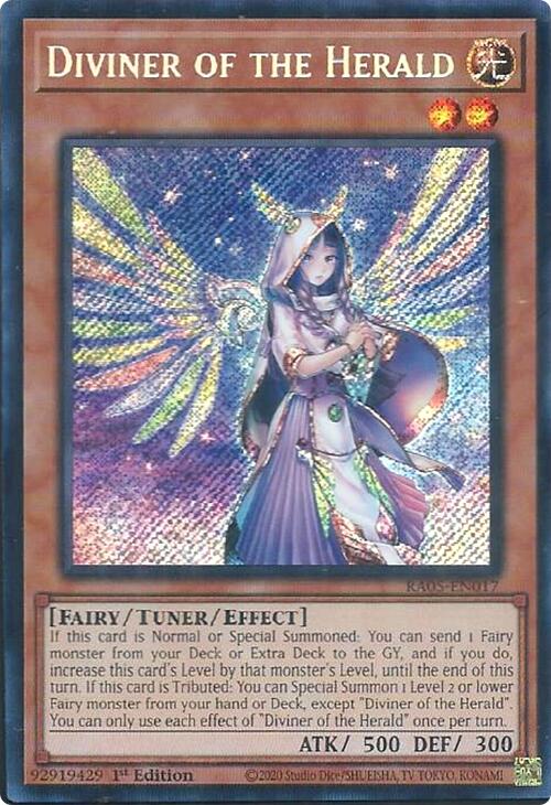 Diviner of the Herald [RA05-EN017] Secret Rare - Yugioh Cards For Your TCG Needs!