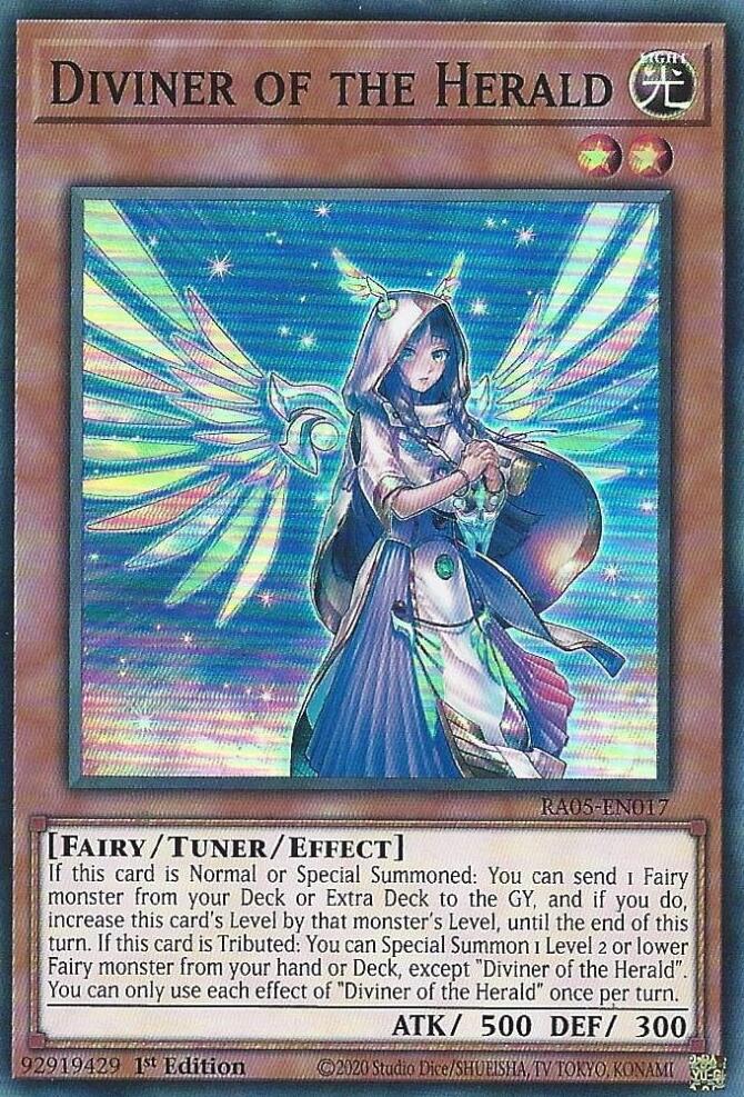 Diviner of the Herald [RA05-EN017] Super Rare - Yugioh Cards For Your TCG Needs!