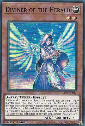 Diviner of the Herald [RA05-EN017] Super Rare - Yugioh Cards For Your TCG Needs!