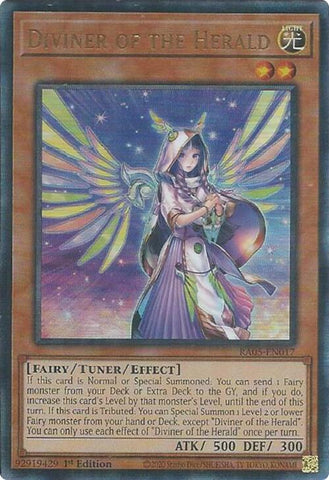 Diviner of the Herald [RA05-EN017] Ultimate Rare - Yugioh Cards For Your TCG Needs!