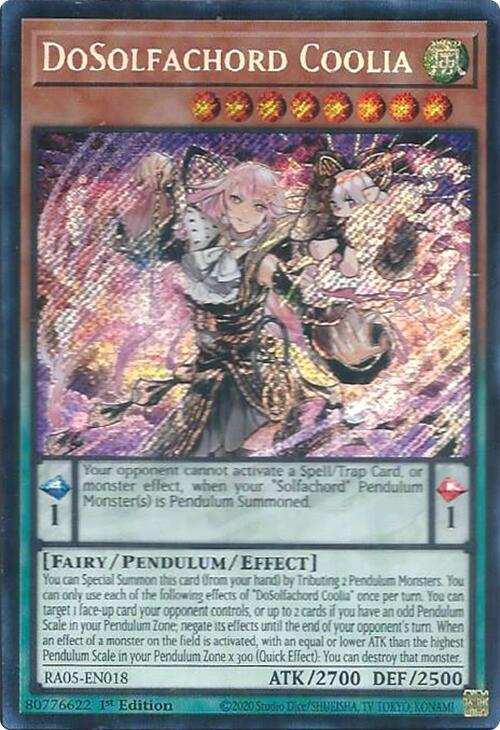 DoSolfachord Coolia [RA05-EN018] Secret Rare - Yugioh Cards For Your TCG Needs!