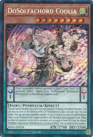 DoSolfachord Coolia [RA05-EN018] Secret Rare - Yugioh Cards For Your TCG Needs!