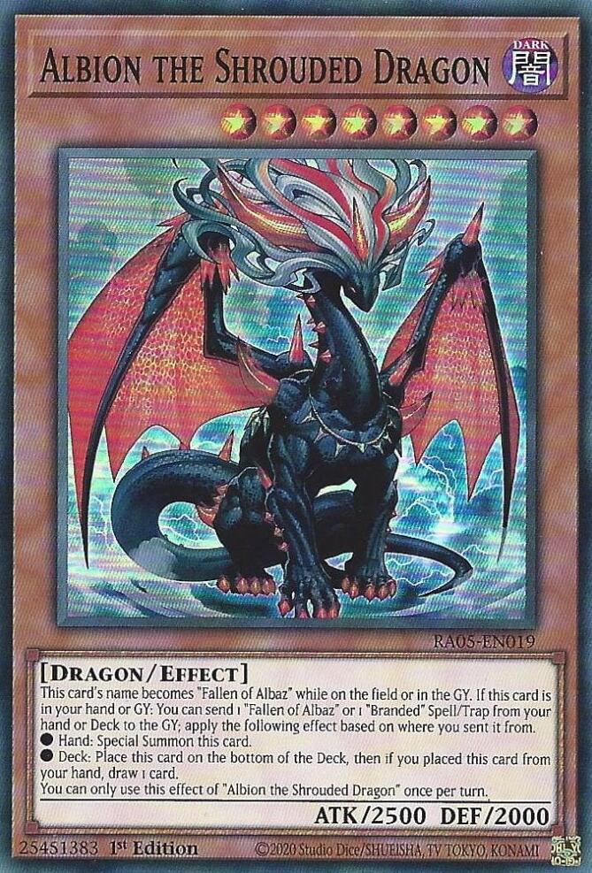 Albion the Shrouded Dragon [RA05-EN019] Super Rare - Yugioh Cards For Your TCG Needs!