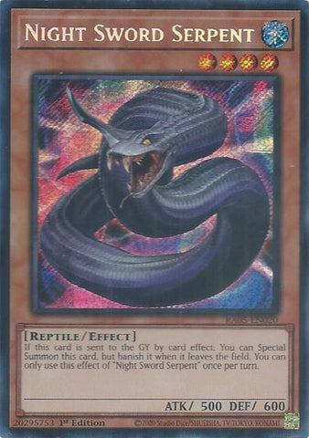 Night Sword Serpent [RA05-EN020] Secret Rare - Yugioh Cards For Your TCG Needs!