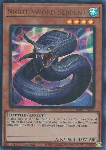 Night Sword Serpent [RA05-EN020] Ultra Rare - Yugioh Cards For Your TCG Needs!