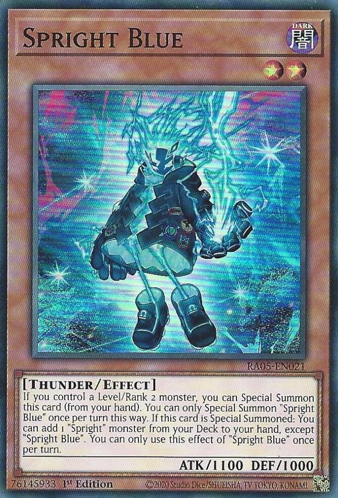 Spright Blue [RA05-EN021] Super Rare - Yugioh Cards For Your TCG Needs!