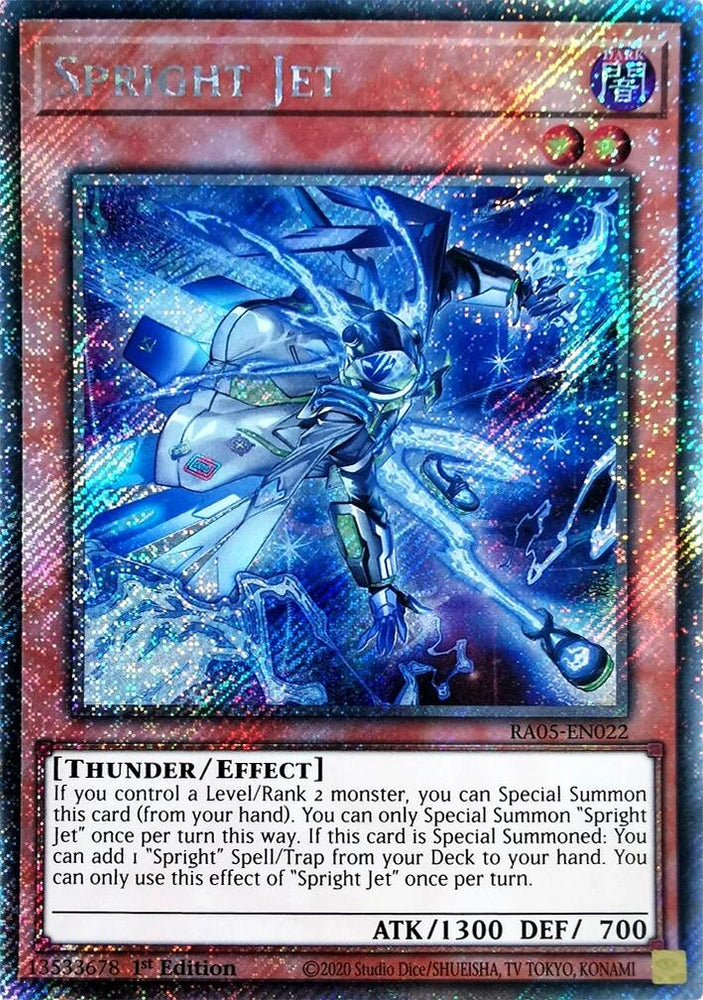 Spright Jet [RA05-EN022] Platinum Secret Rare - Yugioh Cards For Your TCG Needs!