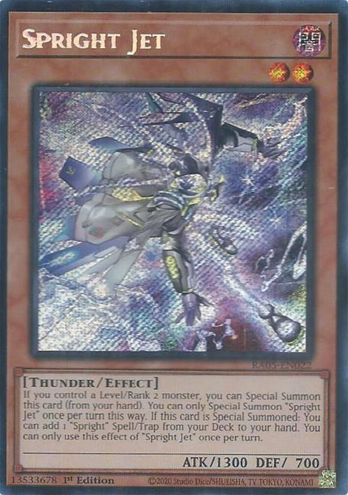 Spright Jet [RA05-EN022] Secret Rare - Yugioh Cards For Your TCG Needs!