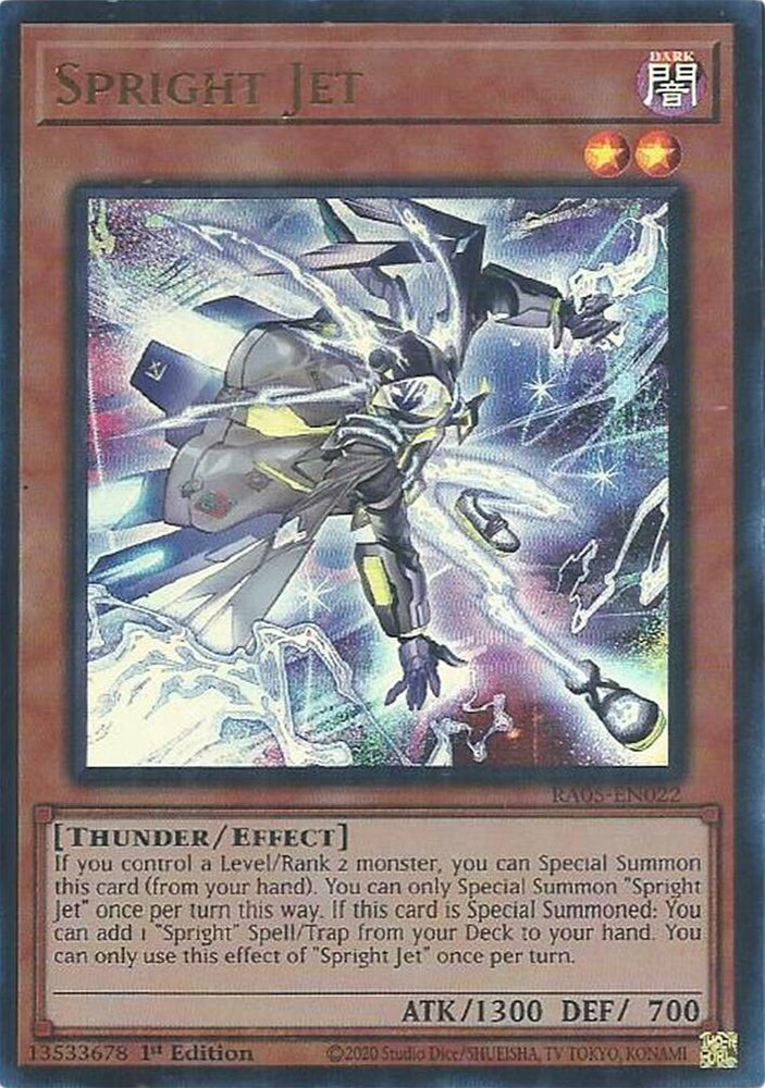 Spright Jet [RA05-EN022] Ultra Rare - Yugioh Cards For Your TCG Needs!