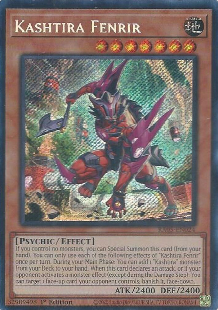 Kashtira Fenrir [RA05-EN024] Secret Rare - Yugioh Cards For Your TCG Needs!