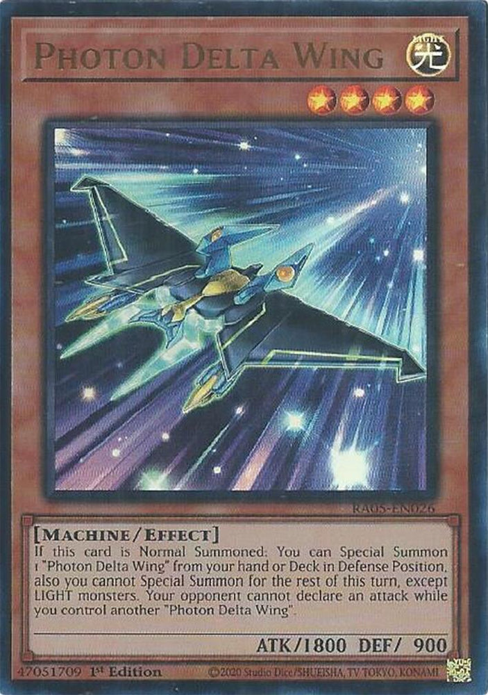Photon Delta Wing (Ultra Rare) [RA05-EN026] Ultra Rare - Yugioh Cards For Your TCG Needs!