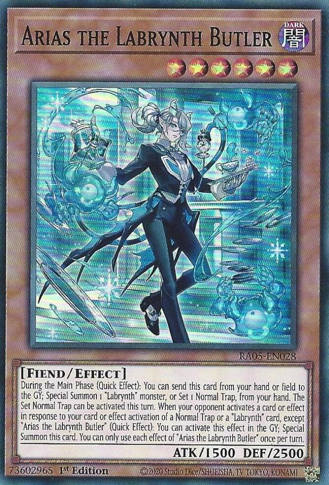 Arias the Labrynth Butler [RA05-EN028] Super Rare - Yugioh Cards For Your TCG Needs!