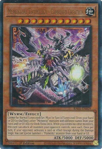 Mementoal Tecuhtlica - Combined Creation [RA05-EN029] Ultimate Rare - Yugioh Cards For Your TCG Needs!