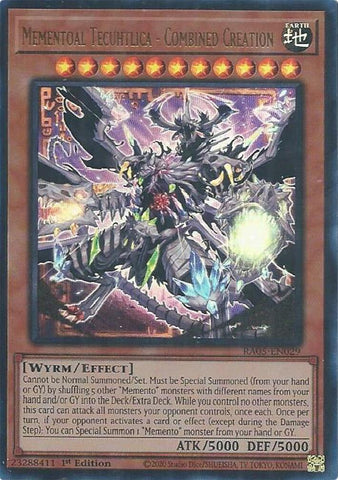 Mementoal Tecuhtlica - Combined Creation [RA05-EN029] Ultra Rare - Yugioh Cards For Your TCG Needs!