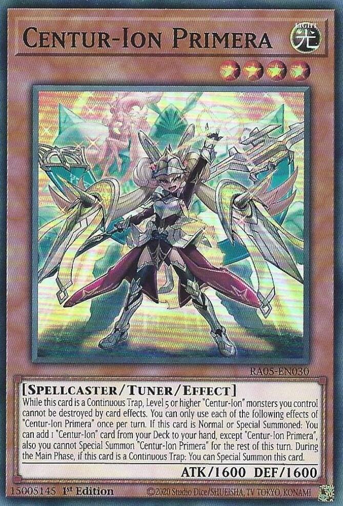 Centur-Ion Primera [RA05-EN030] Super Rare - Yugioh Cards For Your TCG Needs!