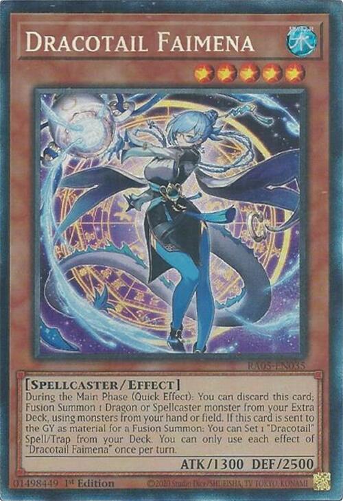 Dracotail Faimena [RA05-EN035] Collector's Rare - Yugioh Cards For Your TCG Needs!