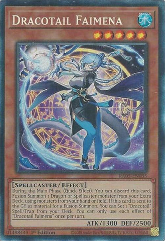 Dracotail Faimena [RA05-EN035] Collector's Rare - Yugioh Cards For Your TCG Needs!