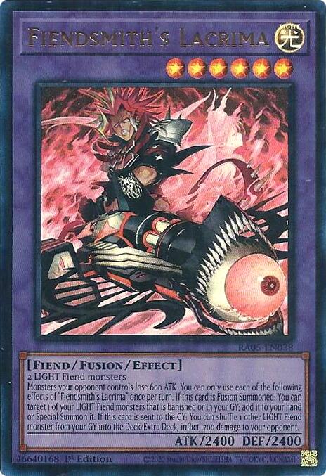 Fiendsmith's Lacrima [RA05-EN038] Ultra Rare - Yugioh Cards For Your TCG Needs!