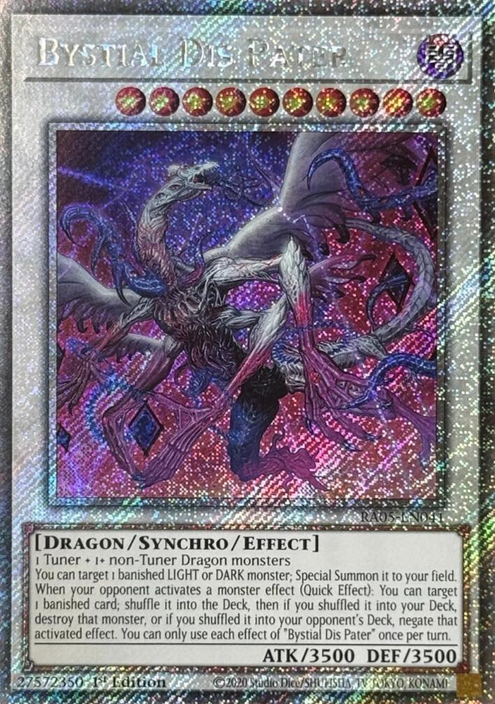 Bystial Dis Pater (Platinum Secret Rare) [RA05-EN041] - Yugioh Cards For Your TCG Needs!