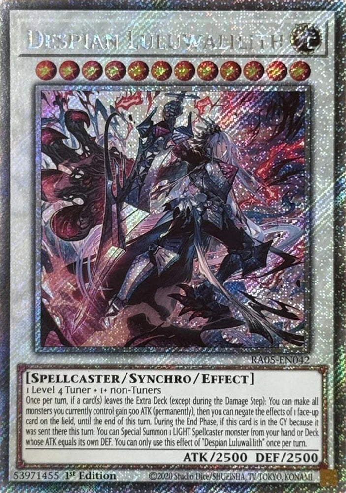 Despian Luluwalilith [RA05-EN042] Platinum Secret Rare - Yugioh Cards For Your TCG Needs!