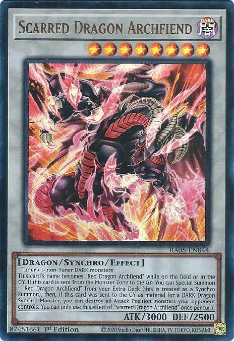 Scarred Dragon Archfiend [RA05-EN044] Ultra Rare - Yugioh Cards For Your TCG Needs!