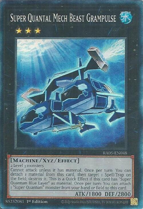 Super Quantal Mech Beast Grampulse [RA05-EN048] Collector's Rare - Yugioh Cards For Your TCG Needs!