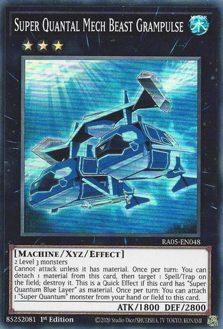 Super Quantal Mech Beast Grampulse [RA05-EN048] Super Rare - Yugioh Cards For Your TCG Needs!
