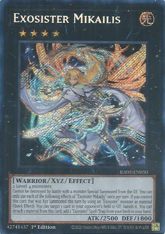 Exosister Mikailis [RA05-EN050] Secret Rare - Yugioh Cards For Your TCG Needs!