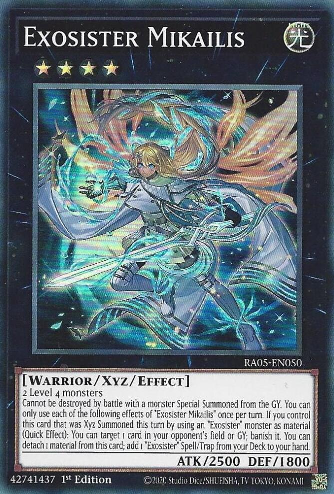 Exosister Mikailis [RA05-EN050] Super Rare - Yugioh Cards For Your TCG Needs!