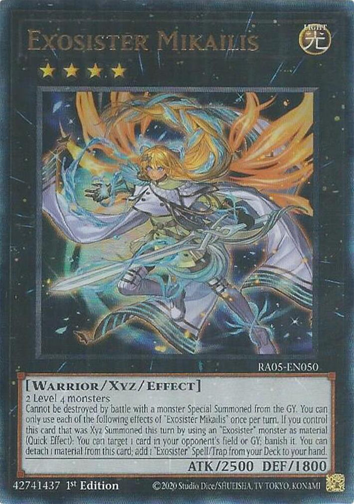 Exosister Mikailis [RA05-EN050] Ultimate Rare - Yugioh Cards For Your TCG Needs!