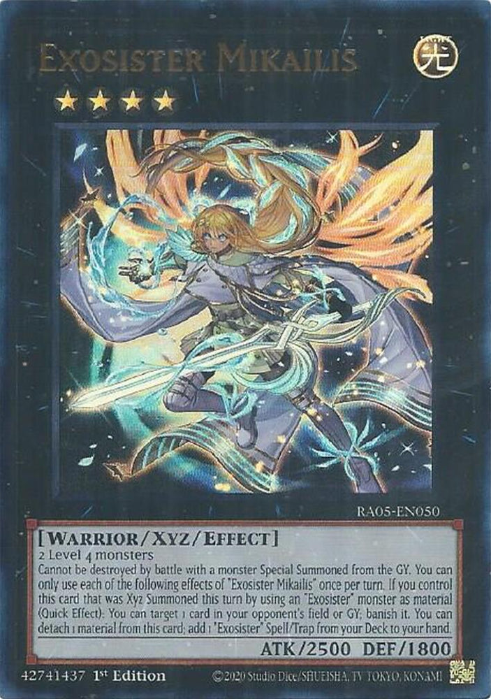 Exosister Mikailis [RA05-EN050] Ultra Rare - Yugioh Cards For Your TCG Needs!