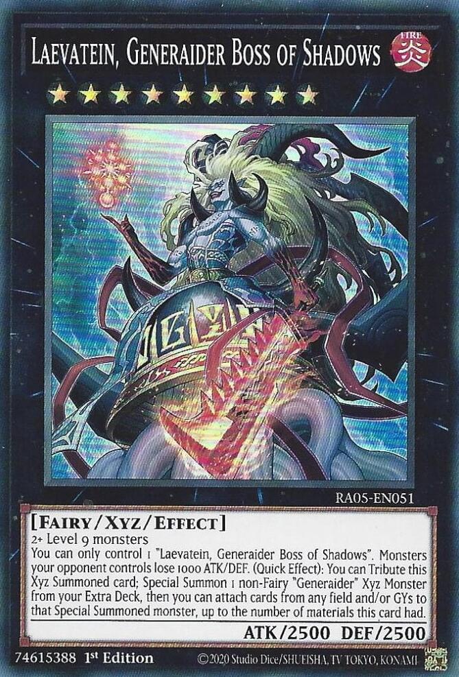 Laevatein, Generaider Boss of Shadows [RA05-EN051] Super Rare - Yugioh Cards For Your TCG Needs!