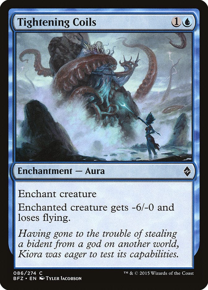 Tightening Coils [Battle for Zendikar] Magic: The Gathering