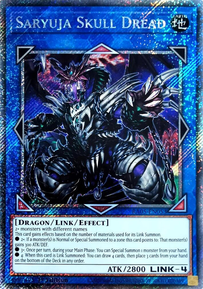 Saryuja Skull Dread [RA05-EN053] Platinum Secret Rare - Yugioh Cards For Your TCG Needs!