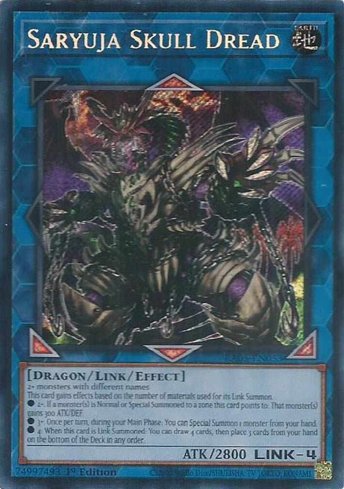 Saryuja Skull Dread [RA05-EN053] Secret Rare - Yugioh Cards For Your TCG Needs!