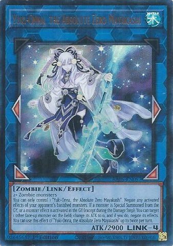 Yuki-Onna, the Absolute Zero Mayakashi [RA05-EN057] Ultra Rare - Yugioh Cards For Your TCG Needs!