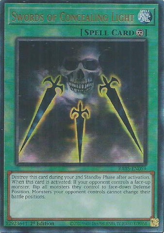 Swords of Concealing Light [RA05-EN059] Ultimate Rare - Yugioh Cards For Your TCG Needs!