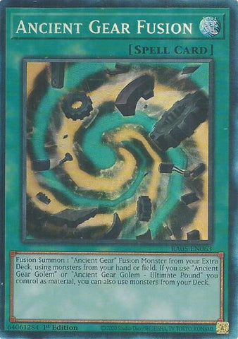 Ancient Gear Fusion [RA05-EN063] Collector's Rare - Yugioh Cards For Your TCG Needs!
