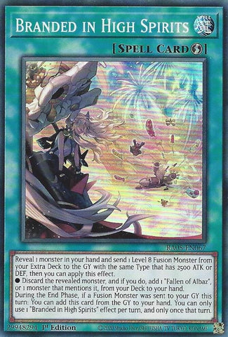 Branded in High Spirits [RA05-EN067] Super Rare - Yugioh Cards For Your TCG Needs!